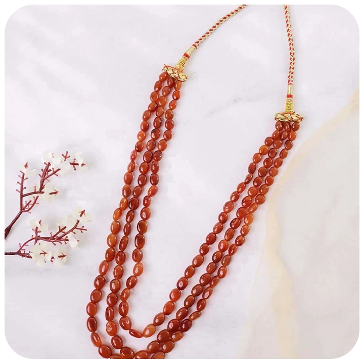 Layered Carnelian Necklace