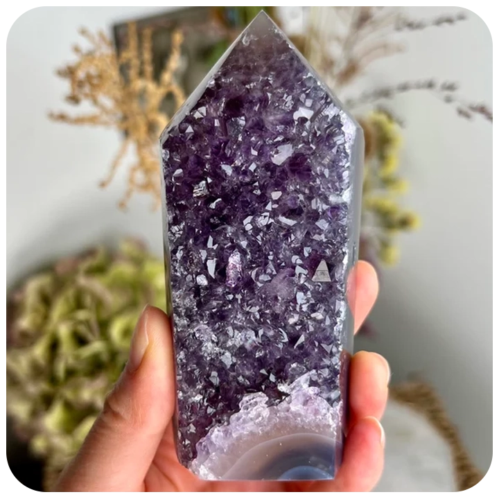 Amethyst Geode - </br>Agasthi (AAA- Brazil)