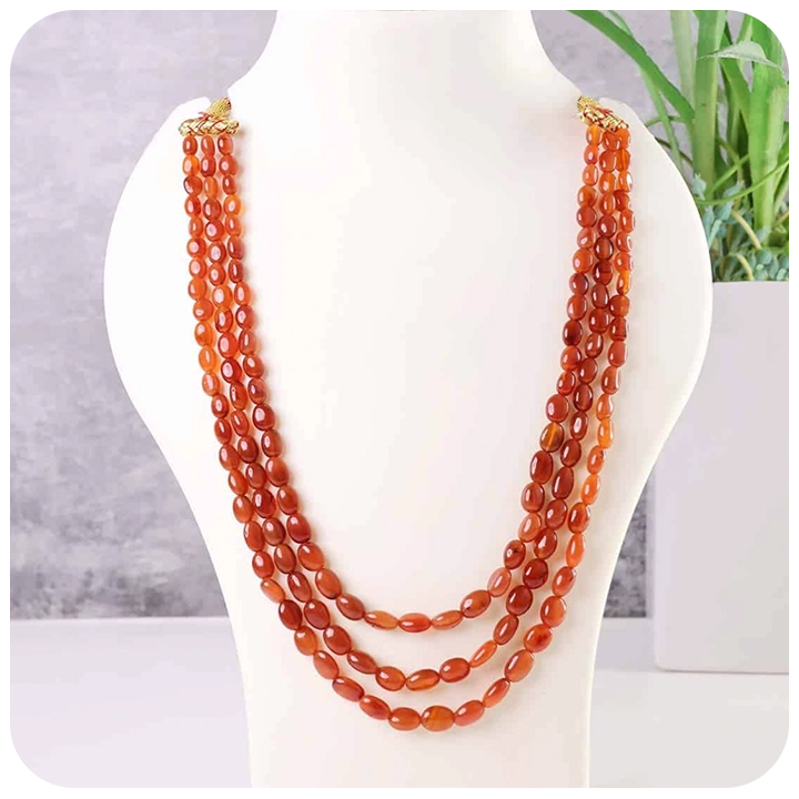 Layered Carnelian Necklace