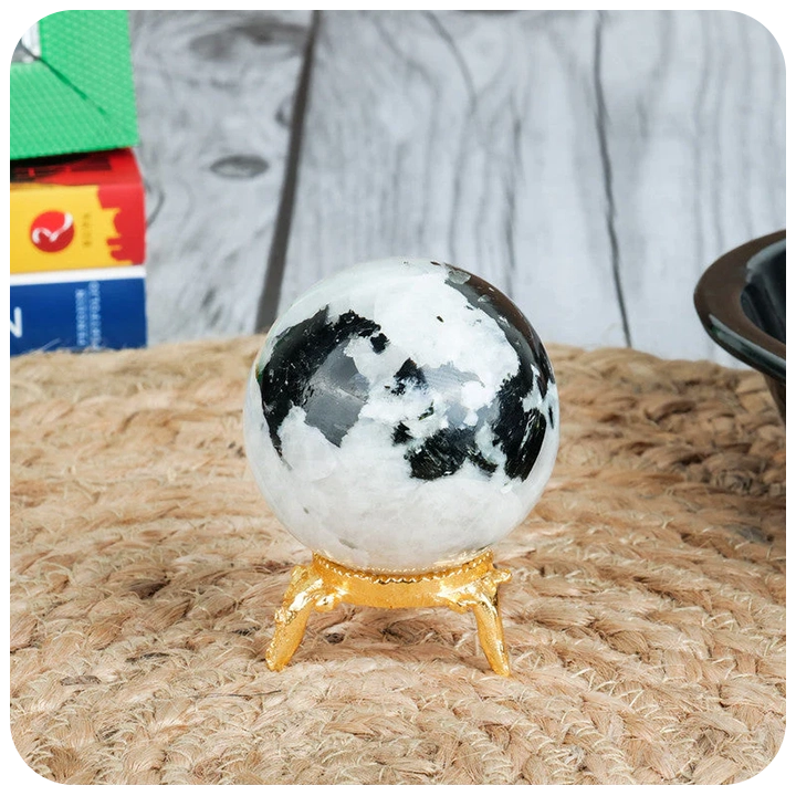 Moon Stone Sphere/Ball - Stone of Fortune