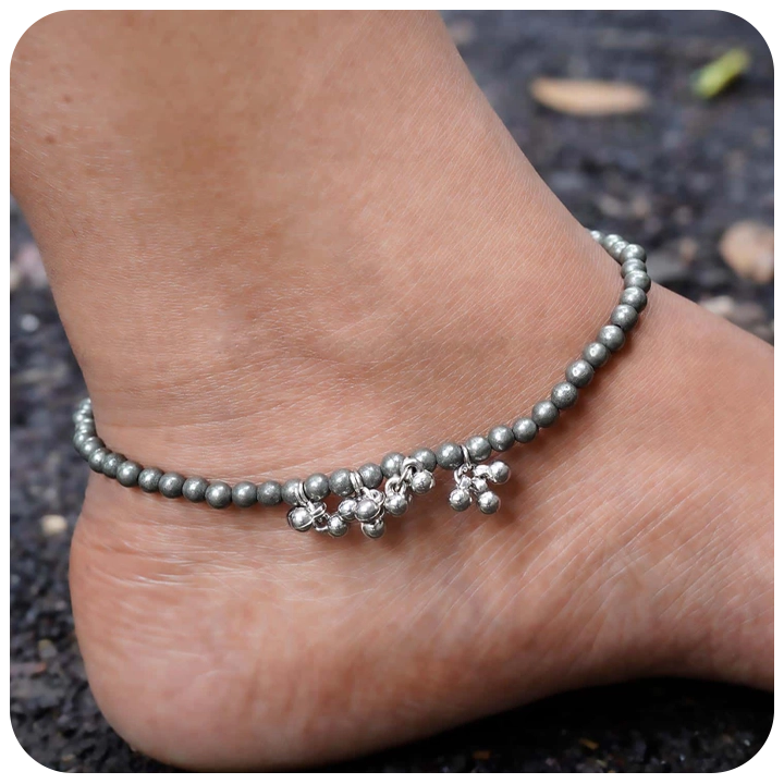 Pyrite Anklet : Harness the Power of Abundance