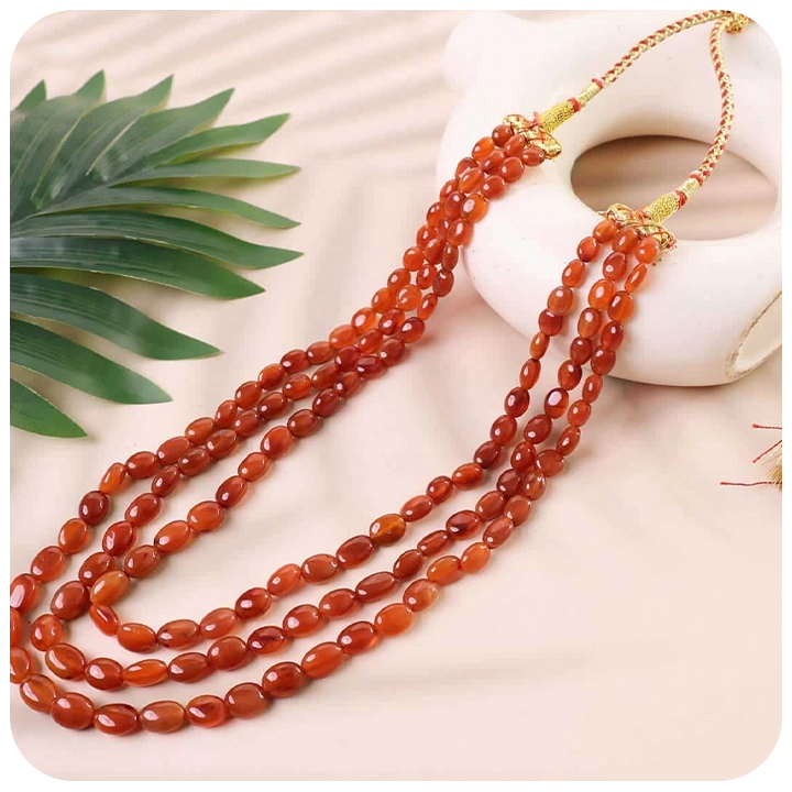 Layered Carnelian Necklace