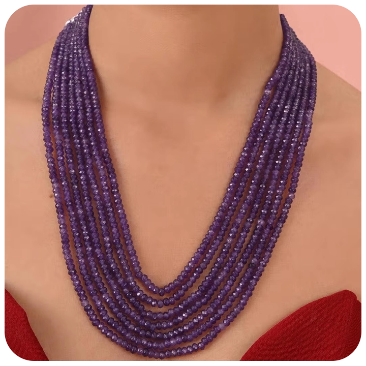 Amethyst Necklace- Layered