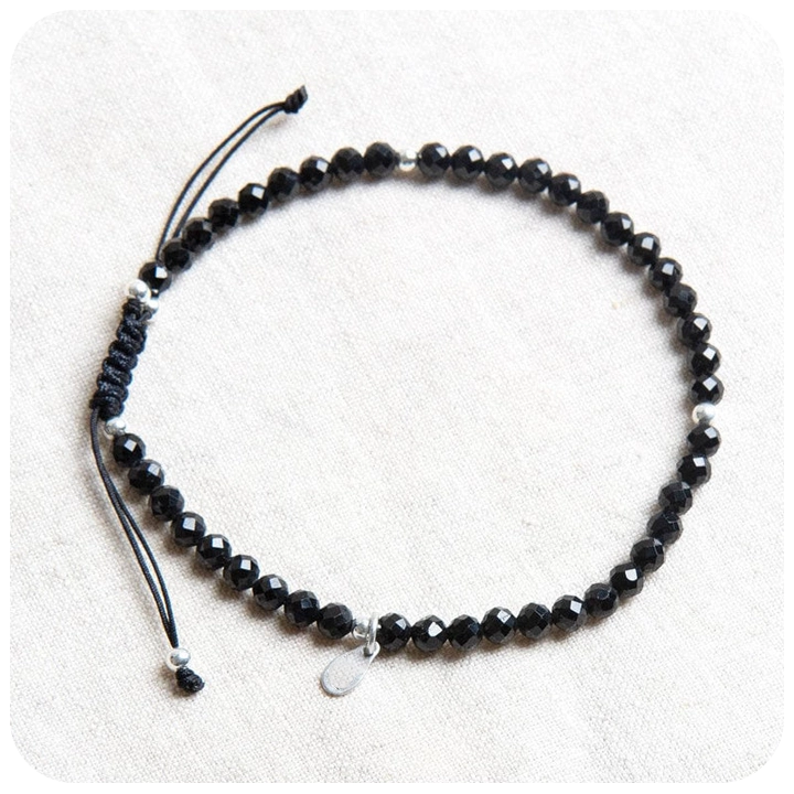 Black Tourmaline Anklet :<br> Grounding Protection in Every Step