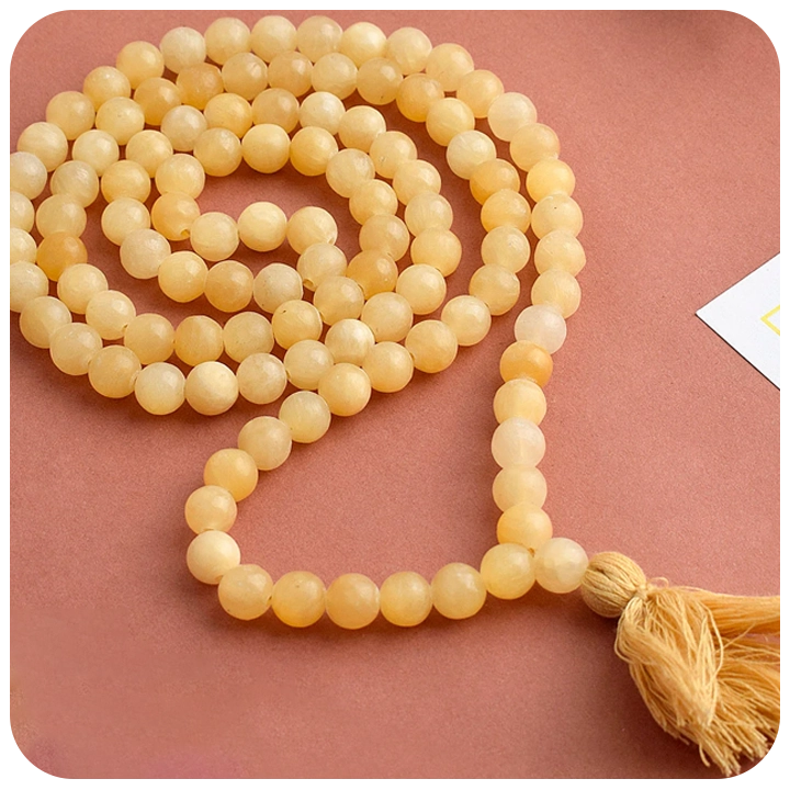 Black Cat’s Eye & Yellow Calcite Necklace – Ignite Spiritual Growth & Inner Wisdom