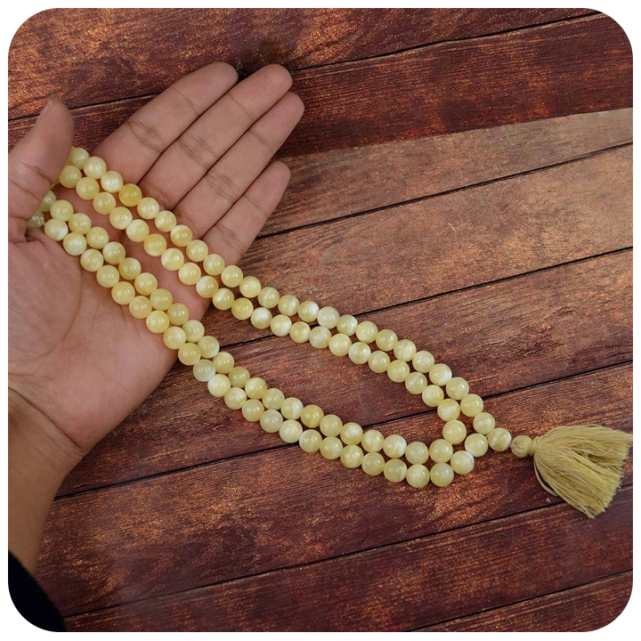 Black Cat’s Eye & Yellow Calcite Necklace – Ignite Spiritual Growth & Inner Wisdom
