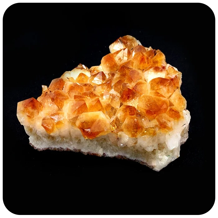 High-Quality Citrine Cluster- Arush