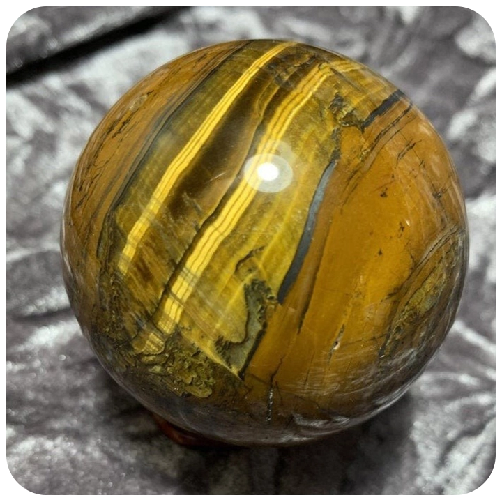 Tiger Eye Sphere / Ball- Stone of Prosperity