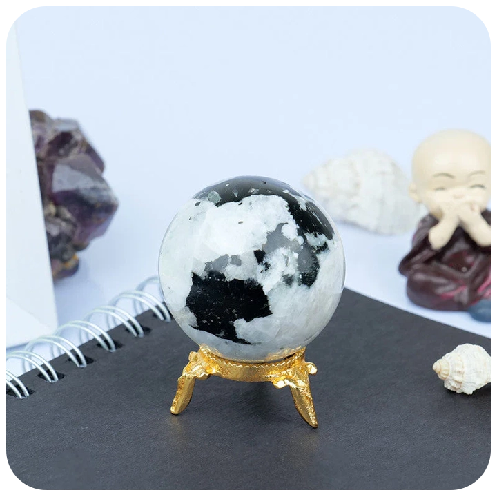Moon Stone Sphere/Ball - Stone of Fortune